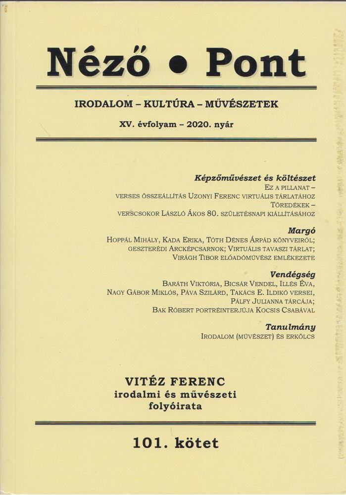 Vitéz Ferenc - Néző-Pont 101. 2020. nyár