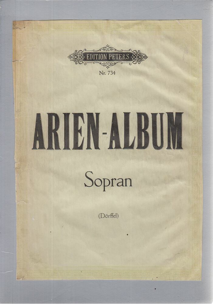 Dörffel, Alfred - Arien-Album - Sopran