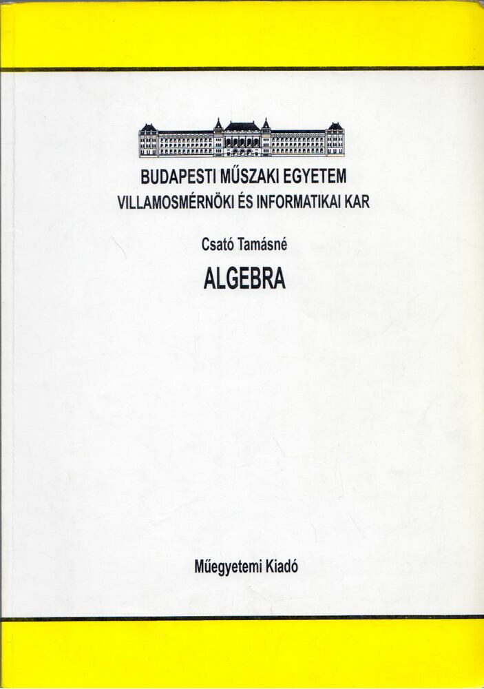Csató Tamásné - Algebra