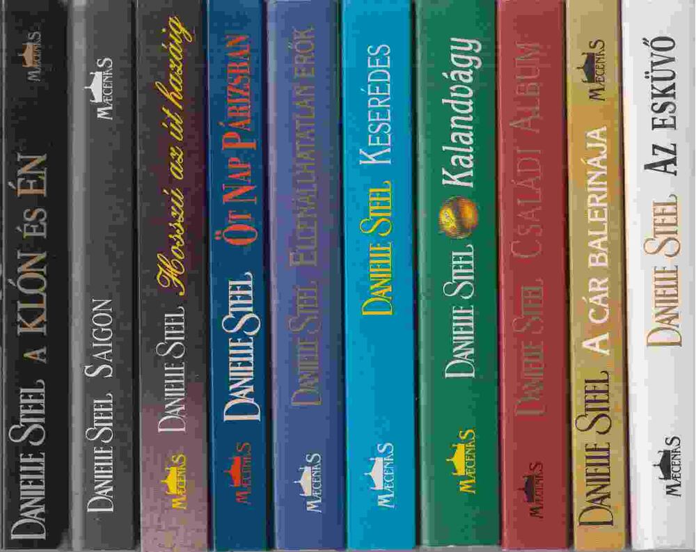 Danielle Steel - 10 db Danielle Steel regény