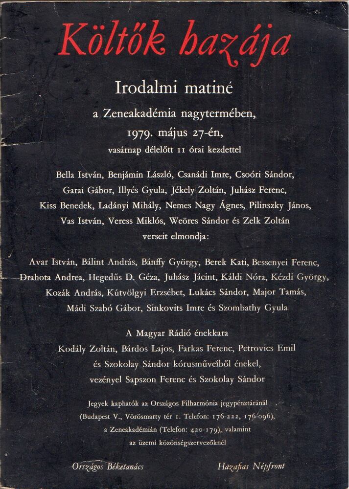 Bata Imre,Juhász Ferenc - Költők hazája