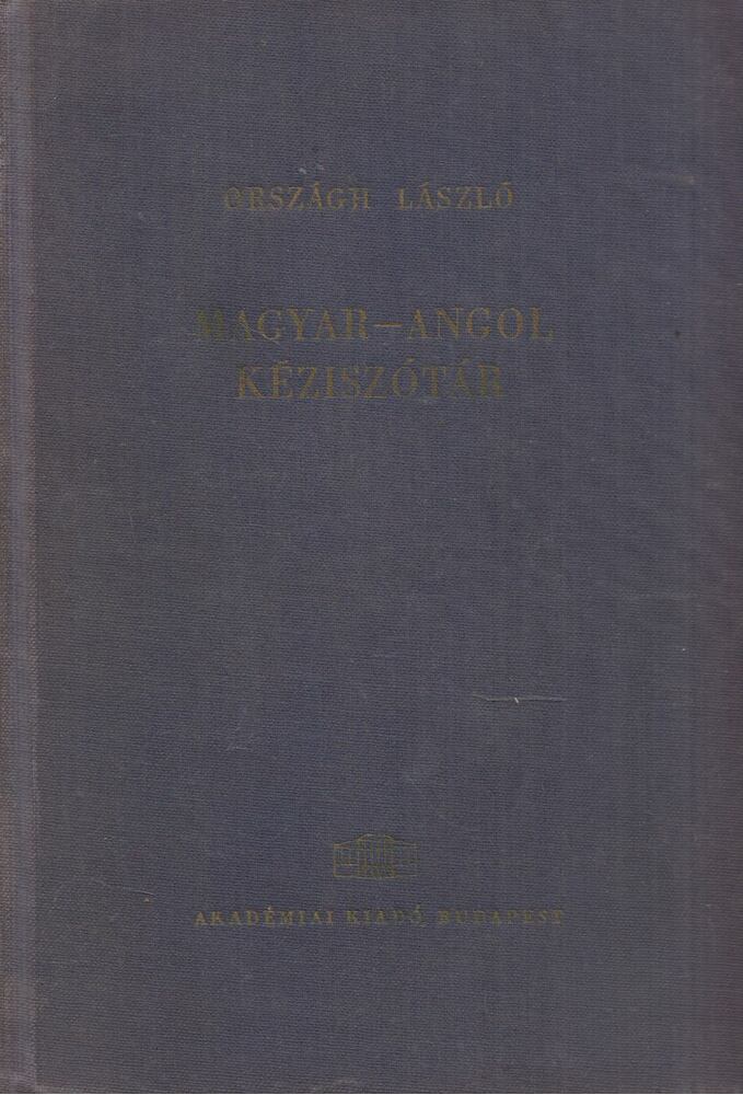 Országh László - Magyar-angol kéziszótár