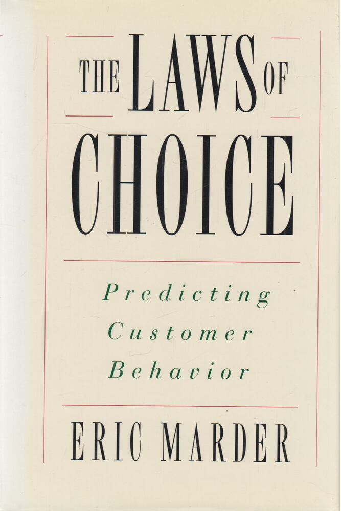 Eric Marder - The Laws of Choice Eric Marder - The Laws of Choice, New York 1997 antikvár könyv