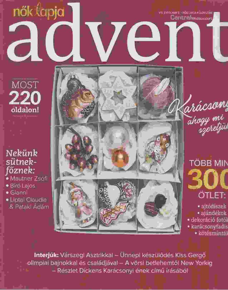 Vékási Andrea (főszerk.) - Nők Lapja Advent 2017.