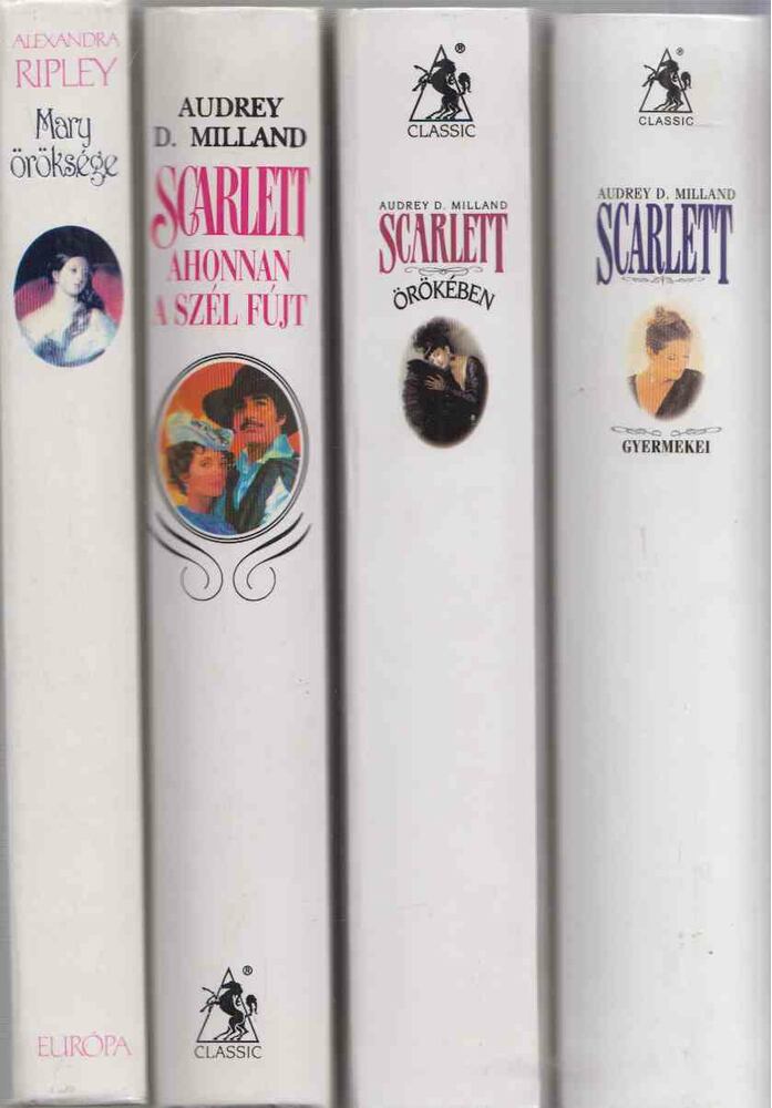 Milland, Audrey D.,Ripley, Alexandra - 4 db Scarlett könyv