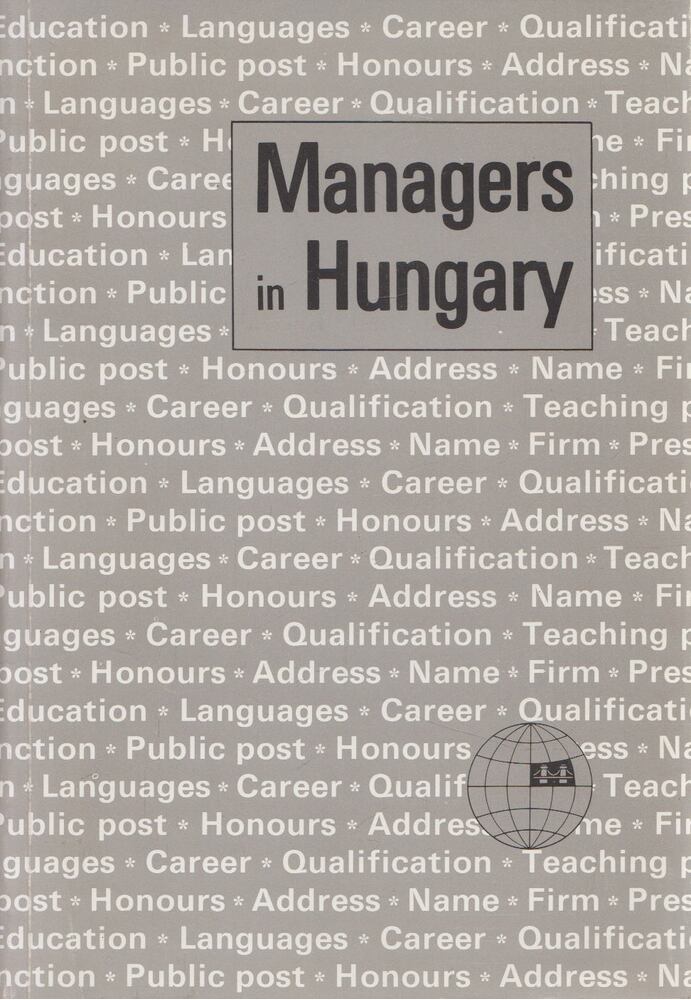 Dr. Gyárfás Judit - Managers in Hungary