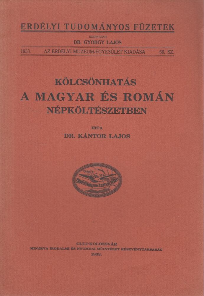 Kántor Lajos - Kölcsönhatás a magyar és román népköltészetben