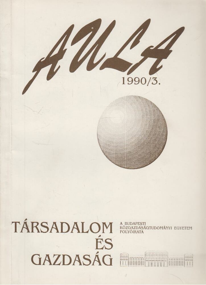 Csáki Csabáné - Aula 1990/3.