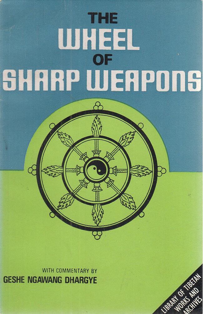Dharmaraksita, Geshe Ngawang Dhargye - The Wheel of Sharp Weapons, Kangra 1981 antikvár könyv