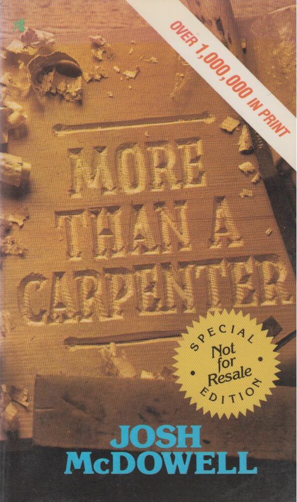McDowell, Josh - More Than a Carpenter, The Life of Jesus