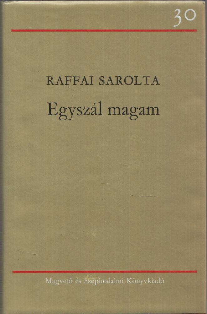 - Egyszál magam - Egyszál magam, Budapest 1967 antikvár könyv