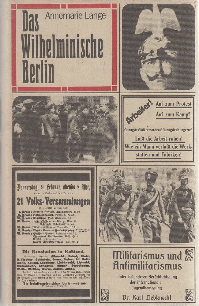 Lange, Annemarie - Das Wilhelminische Berlin