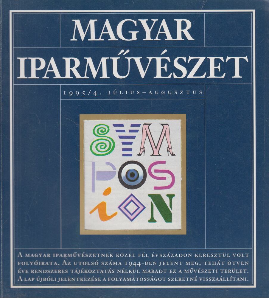 N. Dvorszky Hedvig - Magyar Iparművészet 1995/4. Július - augusztus