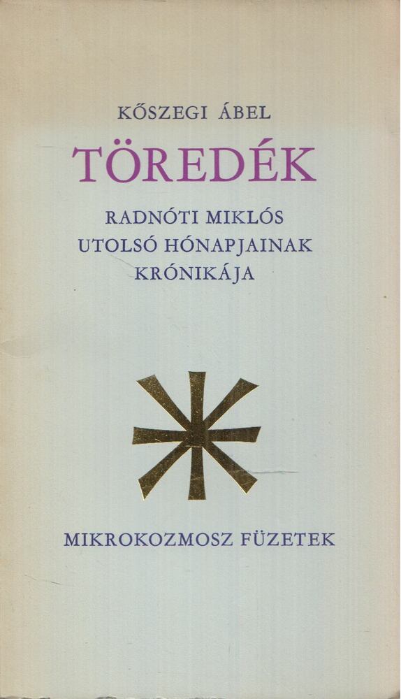 Kőszegi Ábel - Töredék (dedikált)