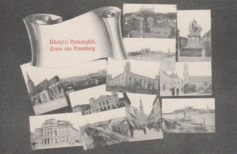  - Üdvözlet Pozsonyból - Gruss aus Pressburg (képeslap),  0 antikvár könyv