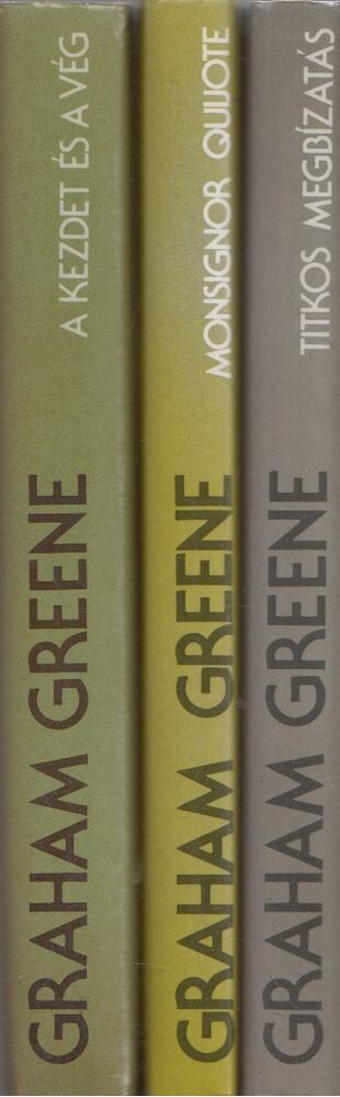 Graham Greene - 3 db Graham Greene regény