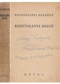 Kosztolányi Dezsőné - Kosztolányi Dezső (dedikált)