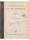 Vega, Garcilaso De La - Az inka birodalom