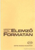 Gárdonyi Zoltán - Elemző formatan