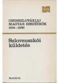 Szeberényi Zoltán - Szlovenszkói küldetés - Csehszlovákiai magyar esszeírók 1918-1938