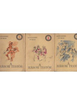 Alexandre Dumas - A három testőr I-III. Alexandre Dumas - A három testőr I-III., 1956 antikvár könyv