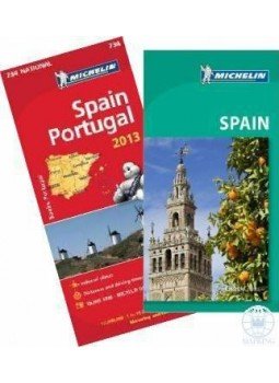Michelin - Spanyolország útikönyv ajándék Spanyolország-Portugália - 2013. térképpel, null 0 antikvár könyv