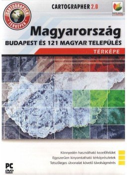  - MAGYARORSZÁG ÉS 121 MAGYAR TELEPÜLÉS TÉRKÉPE - CD-ROM - CARTOGRAPHER, null 2008 antikvár könyv