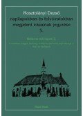 Dobás Kata - Kosztolányi Dezső napilapokban és folyóiratokban megjelent írásainak jegyzéke 5.