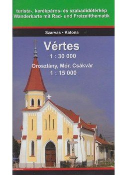  - VÉRTES HEGYSÉG 1:30000 OROSZLÁNY, MÓR, CSÁKVÁR 1:15000, null 0 antikvár könyv