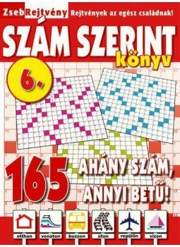 - ZsebRejtvény SZÁM SZERINT Könyv 6. - ZsebRejtvény SZÁM SZERINT Könyv 6., null 2015 antikvár könyv
