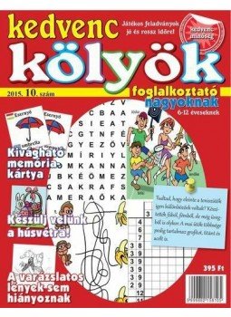  - Kedvenc Kölyök Foglalkoztató nagyoknak 10., null 2015 antikvár könyv