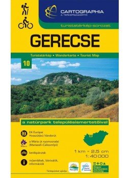 Cartographia Kiadó - GERECSE TURISTATÉRKÉP 10. 1:40000 CART. "SC", null 2014 antikvár könyv