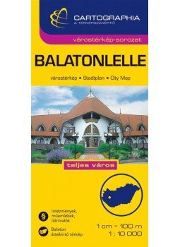 Cartographia Kiadó - BALATONLELLE - VÁROSTÉRKÉP 1:10000 CARTOGRAPHIA -"SC", null 2007 antikvár könyv