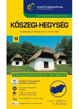 Cartographia Kiadó - KŐSZEGI-HEGYSÉG TURISTATÉRKÉP 13. 1:40000 - CART. - "SC" -, null 2009 antikvár könyv