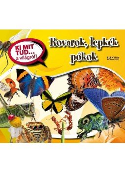  - Rovarok, lepkék, pókok - Ki mit tud a világról?, null 2014 antikvár könyv