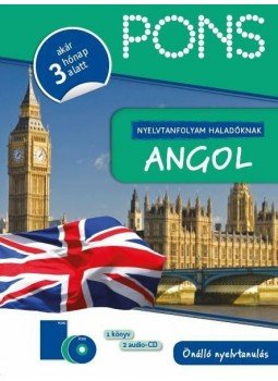 Katja Hald - PONS Nyelvtanfolyam Haladóknak Angol ÚJ, null 2012 antikvár könyv