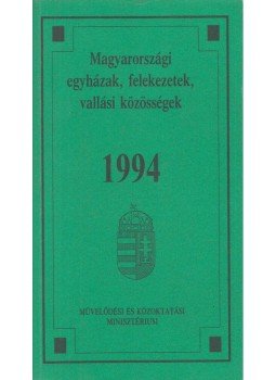  - Magyarországi egyházak, felekezetek, vallási közösségek - 1994