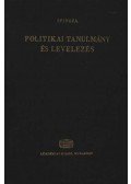 Spinoza, Benedictus de - Politikai tanulmány és levelezés
