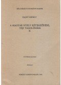 Hajdú Mihály - A magyar nyelv rétegződése, táji tagolódása II.