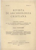 Victor Saxer - Rivista Di Archeologia Cristiana Anno LX Numeri 1-2