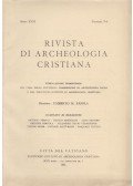 Umberto M. Fasola - Rivista Di Archeologia Cristiana Anno LVII Numeri 3-4