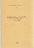 Szabó Miklós,Tonk Sándor - Erdélyiek egyetemjárása a korai újkorban 1521-1700