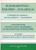 Blahó András - Elmaradottság - Fejlődés - Átalakulás