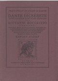 Giovanni Boccaccio - Trattatello in laude di Dante azaz Dante dicsérete (reprint)