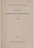 Endre Árpád - Szerelőipari technológia IV/1.