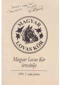 Pajlócz András - Magyar Lovas Kör értesítője 1999. 3. szám június