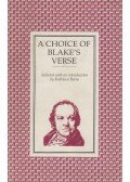Blake, William,Kathleen Raine - Choice of Blake's Verse