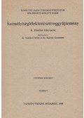 Szakács Ferenc,Kulcsár Zsuzsanna - Személyiséglélektani szöveggyűjtemény II.