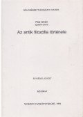 Pais István - Az antik filozófia története