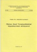 Vörös Éva,Priszter Szaniszló - Márton József Természethistóriai képeskönyvének növényei